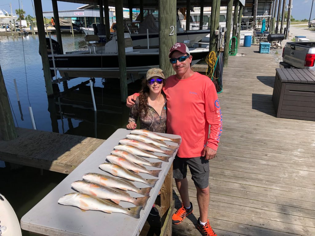 Great Fishing with Charter Victory Bay near Rigolets