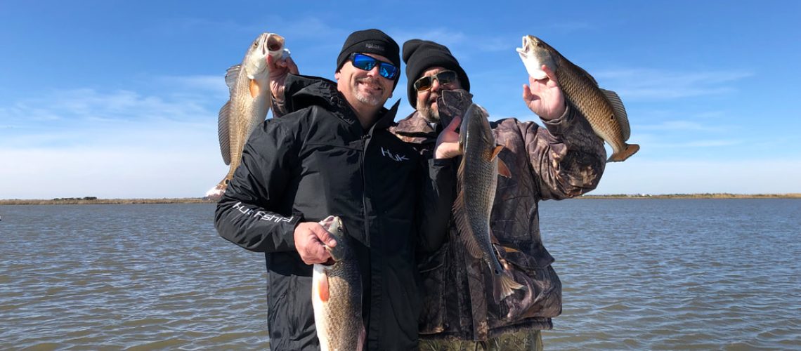 Great day for fishing near New Orleans
